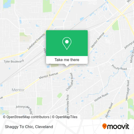 Shaggy To Chic map