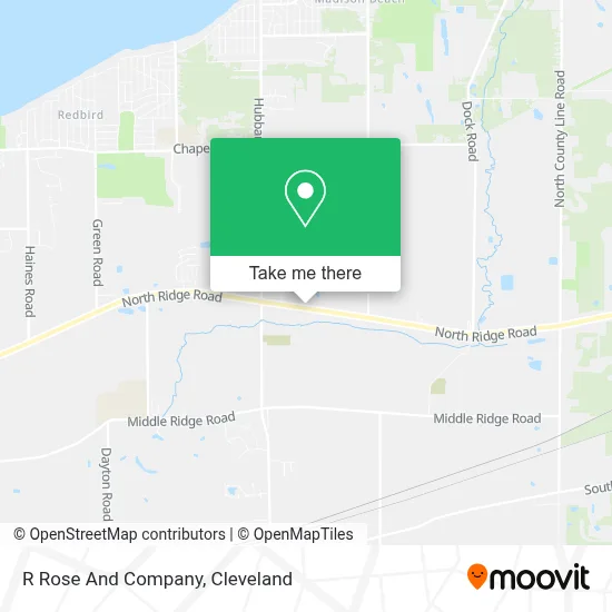 R Rose And Company map
