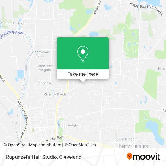 Rupunzel's Hair Studio map
