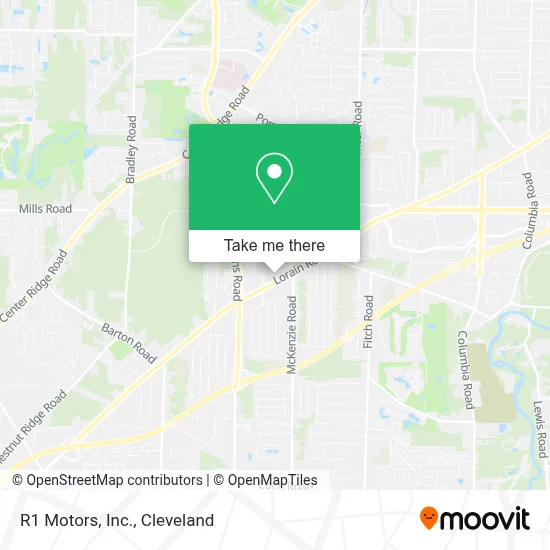 R1 Motors, Inc. map