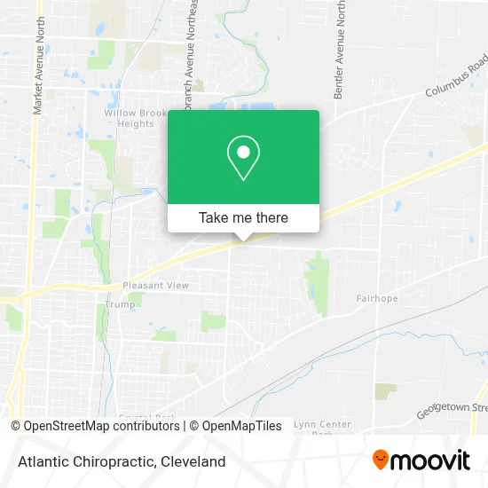 Atlantic Chiropractic map