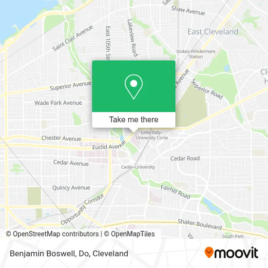 Benjamin Boswell, Do map