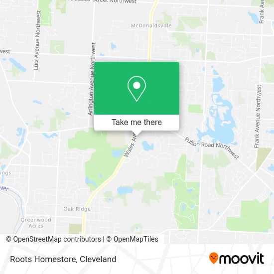 Roots Homestore map