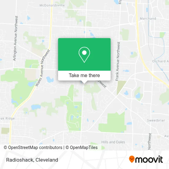 Radioshack map