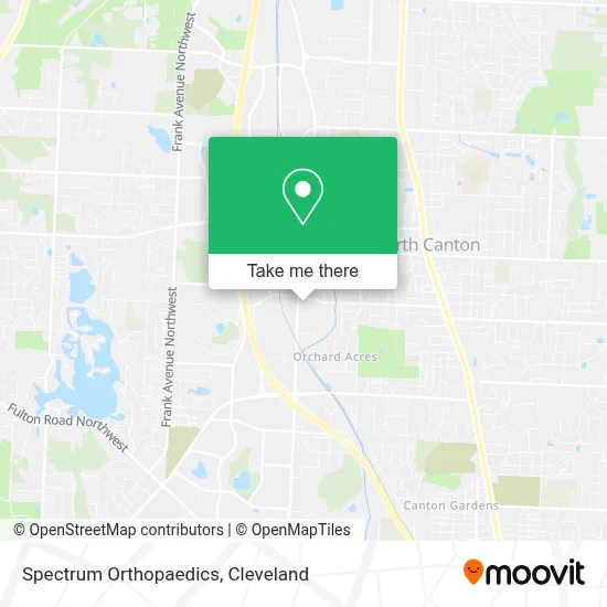 Spectrum Orthopaedics map