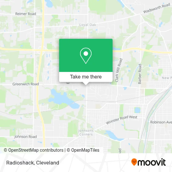 Radioshack map