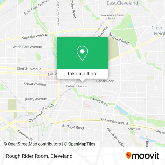 Rough Rider Room map