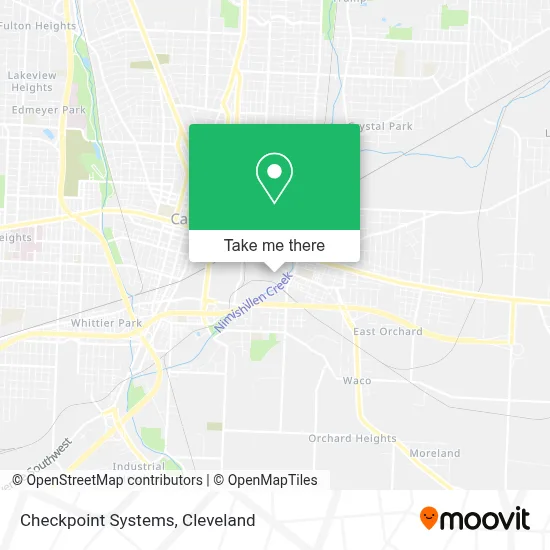 Checkpoint Systems map