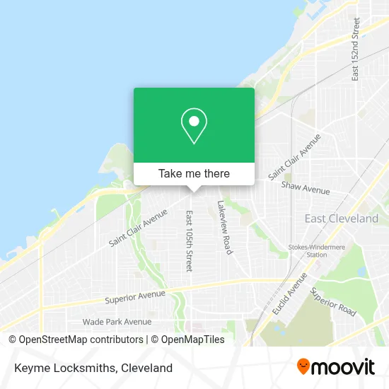 Keyme Locksmiths map