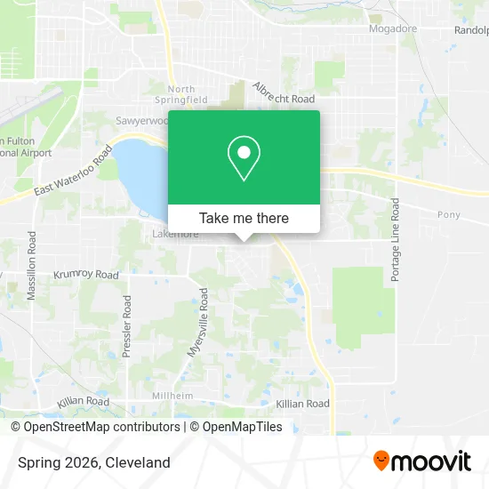 Spring 2026 map