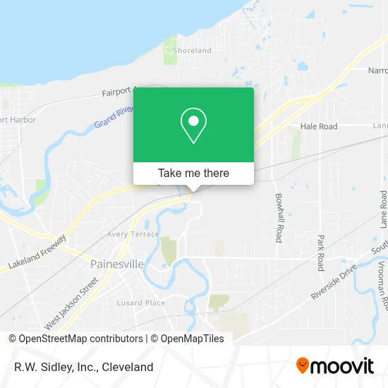 R.W. Sidley, Inc. map