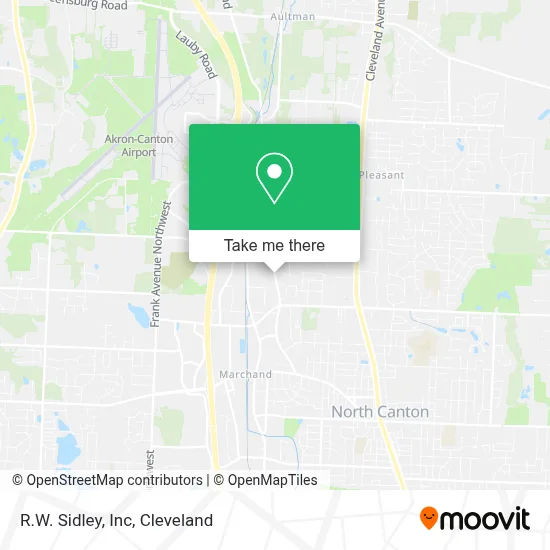 R.W. Sidley, Inc map
