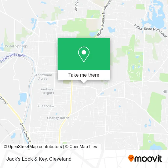 Jack's Lock & Key map