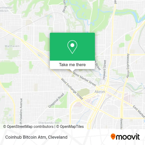 Coinhub Bitcoin Atm map