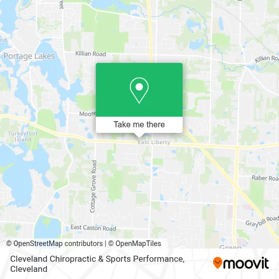 Cleveland Chiropractic & Sports Performance map