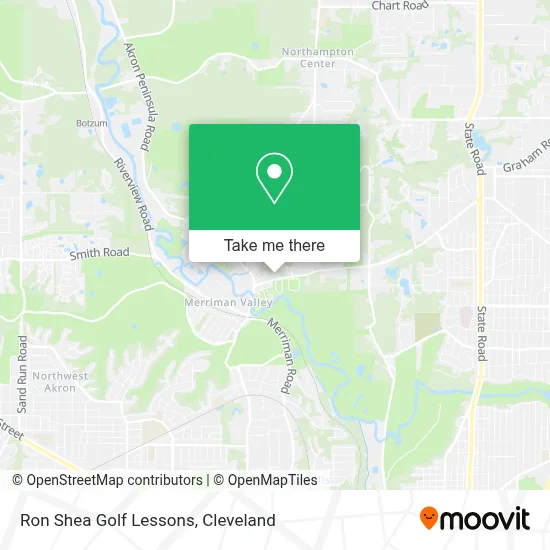 Ron Shea Golf Lessons map
