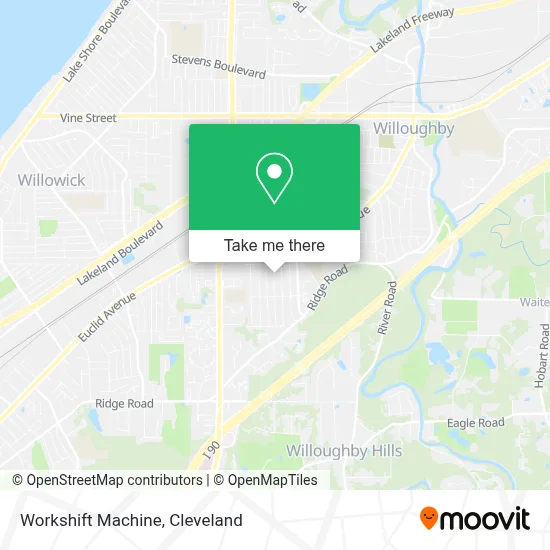 Workshift Machine map