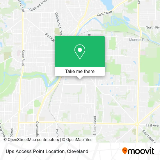 Ups Access Point Location map