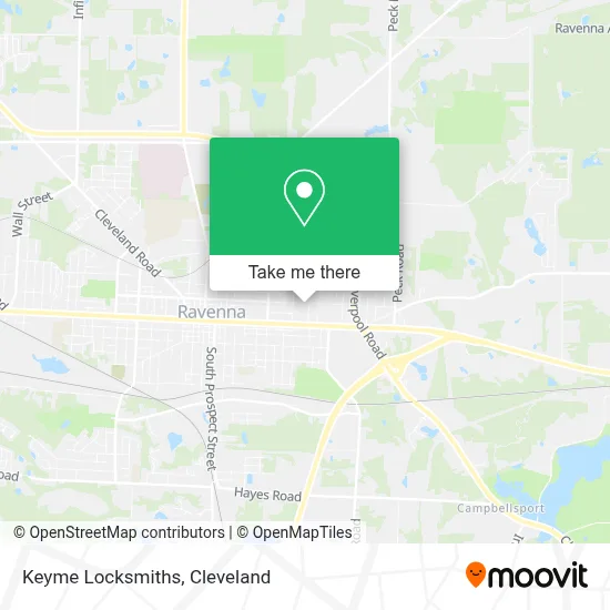 Keyme Locksmiths map