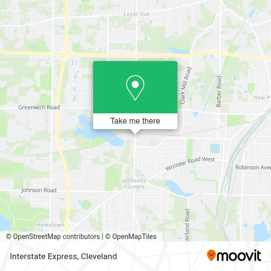 Interstate Express map