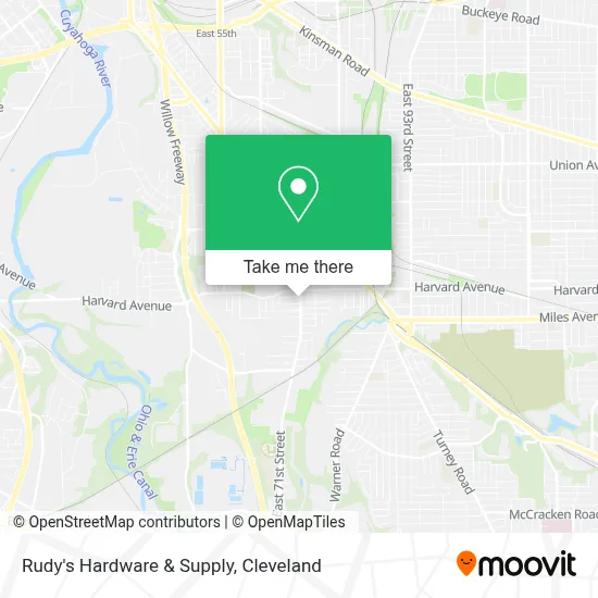 Rudy's Hardware & Supply map