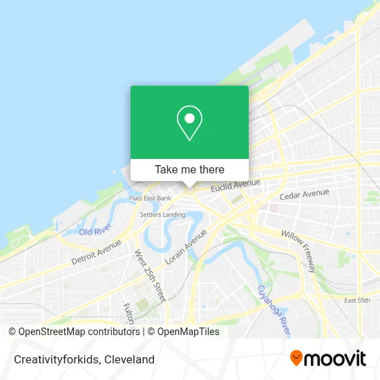 Creativityforkids map