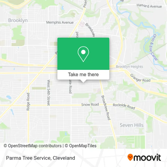 Parma Tree Service map
