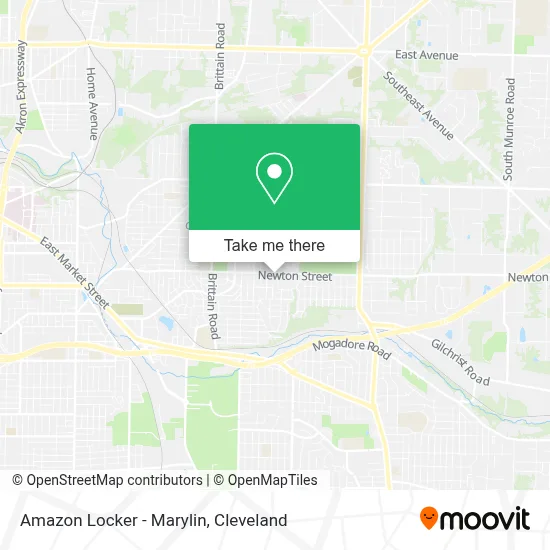 Amazon Locker - Marylin map