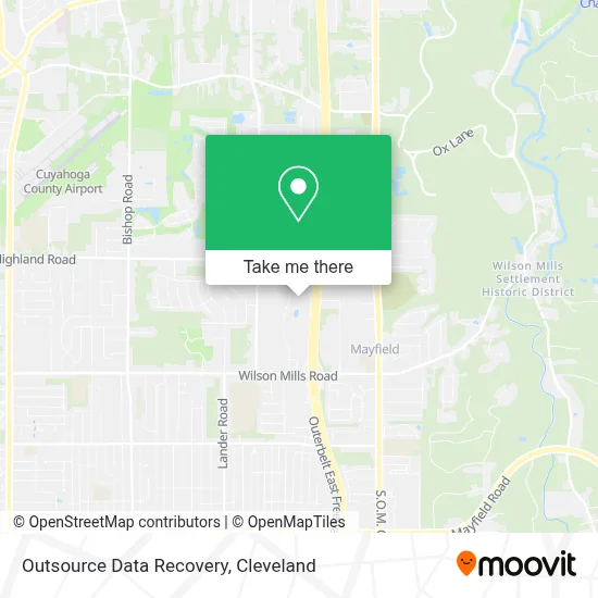 Outsource Data Recovery map