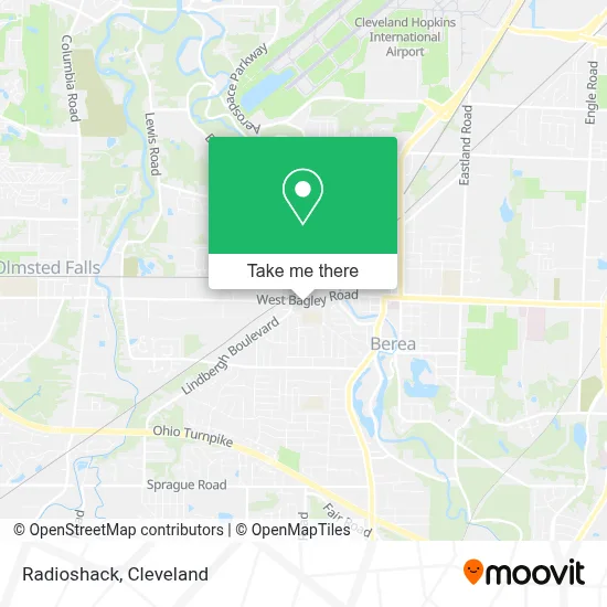 Radioshack map