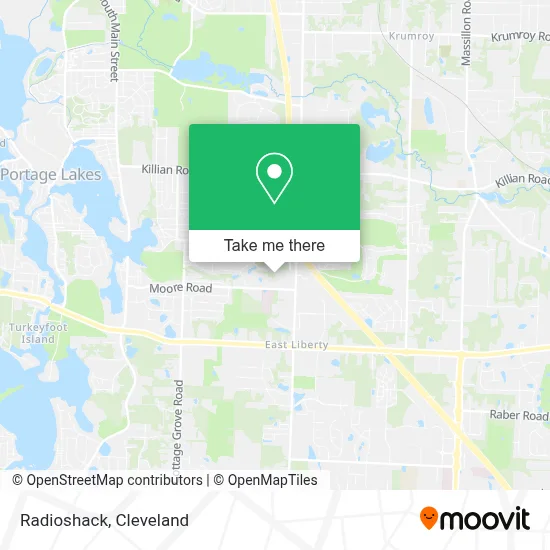 Radioshack map