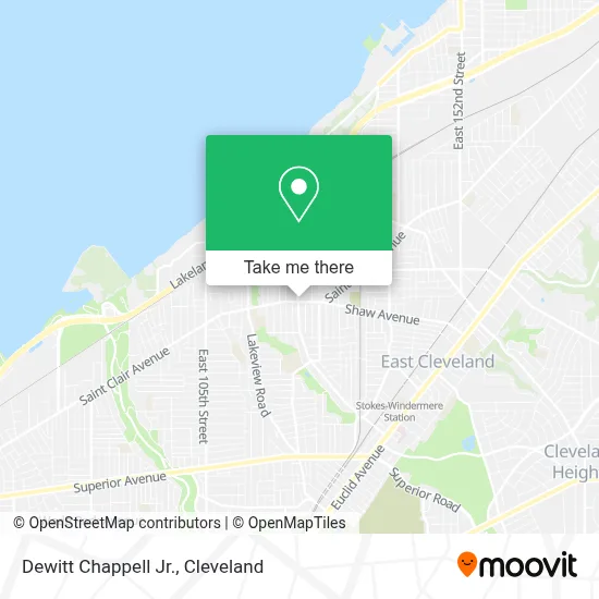 Dewitt Chappell Jr. map