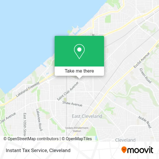Instant Tax Service map