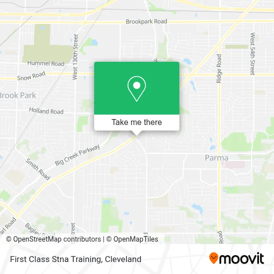 First Class Stna Training map