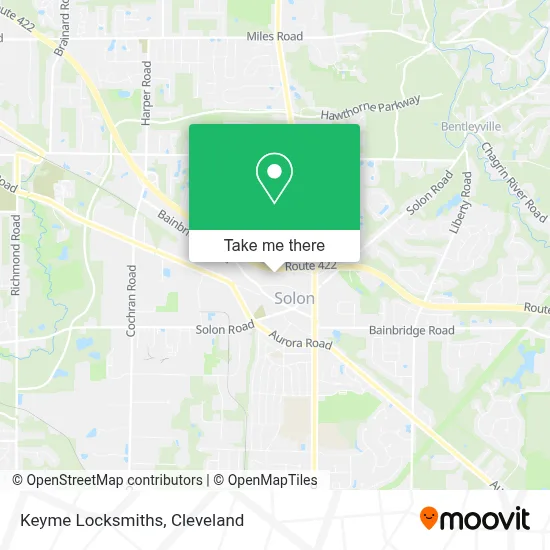 Keyme Locksmiths map