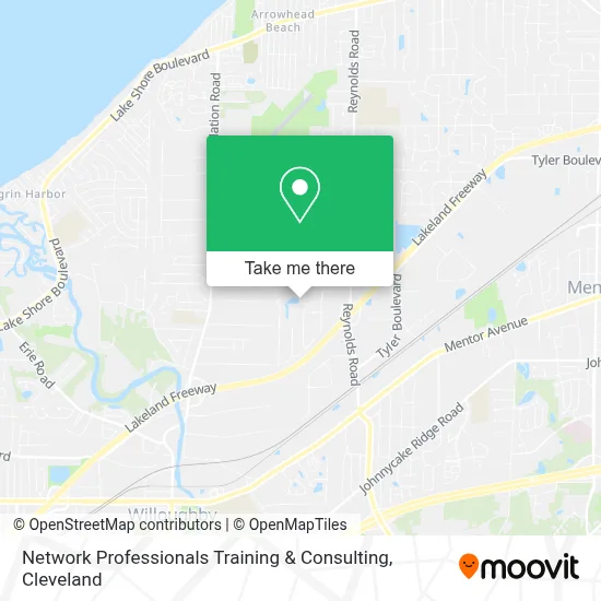 Network Professionals Training & Consulting map
