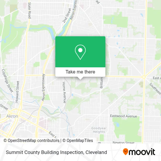 Summit County Building Inspection map