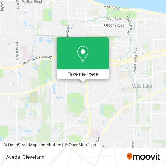 Aveda map