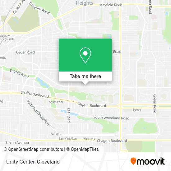 Unity Center map