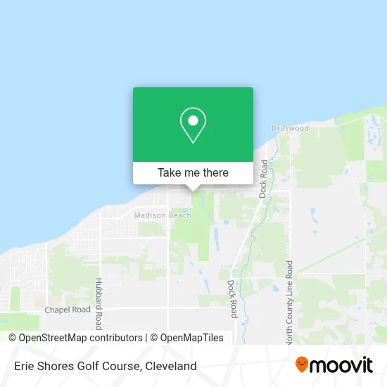 Erie Shores Golf Course map