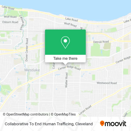 Collaborative To End Human Trafficing map