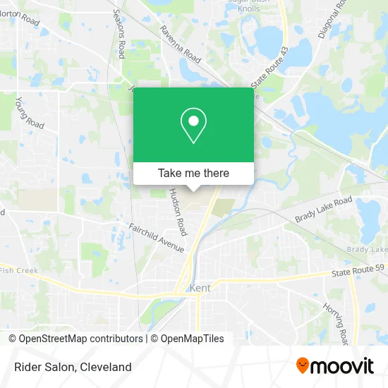 Rider Salon map