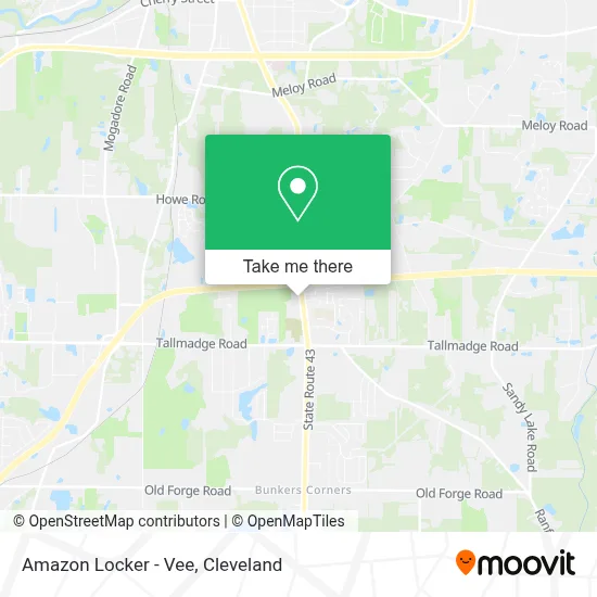 Amazon Locker - Vee map
