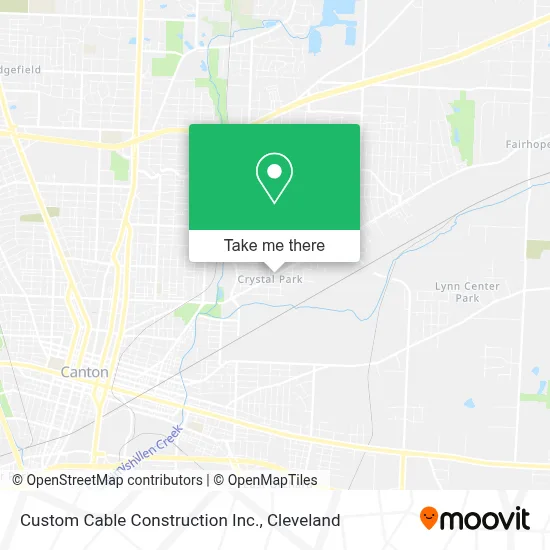 Custom Cable Construction Inc. map