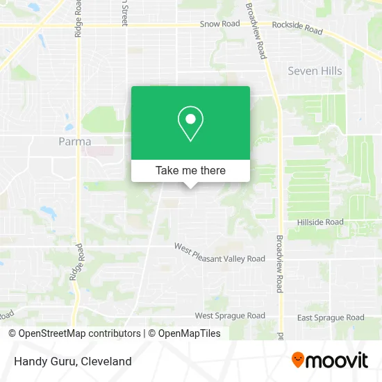 Handy Guru map
