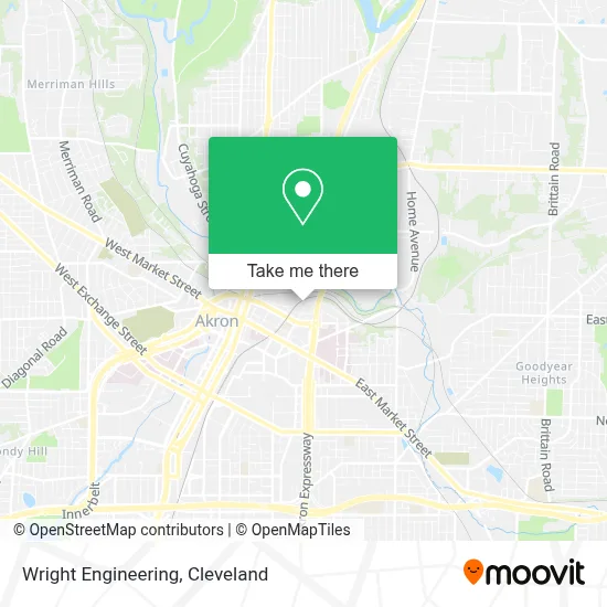 Wright Engineering map