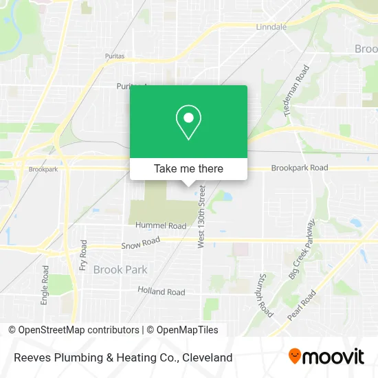 Reeves Plumbing & Heating Co. map