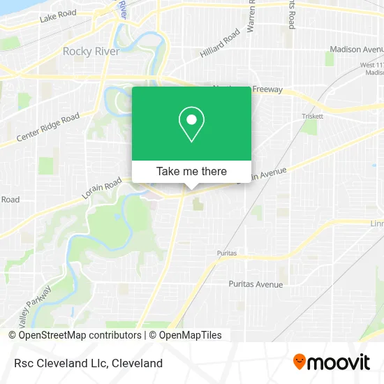 Rsc Cleveland Llc map
