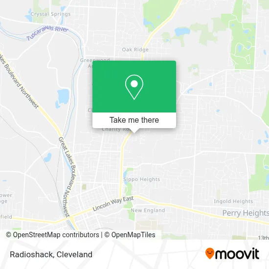 Radioshack map