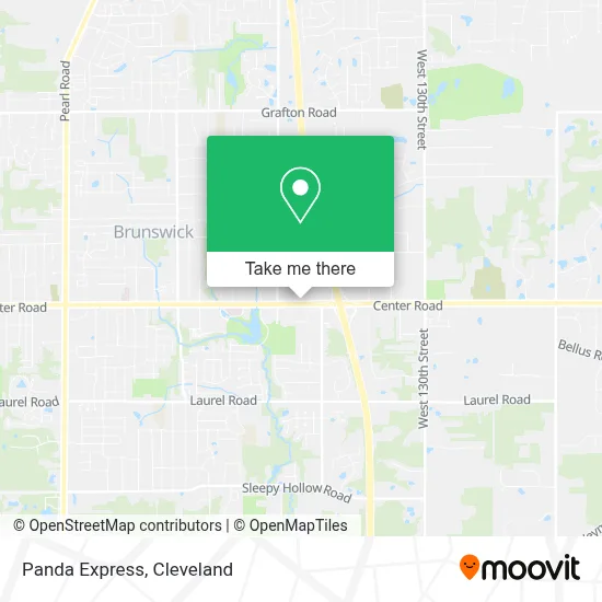 Panda Express map